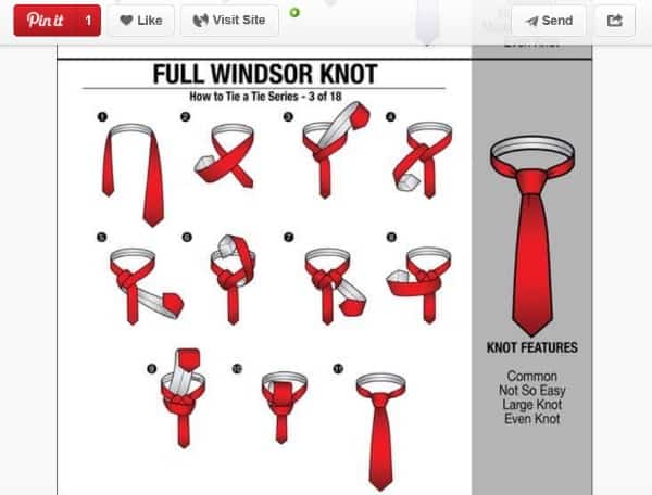 Step By Step Pictures Of How To Tie A Tie 47