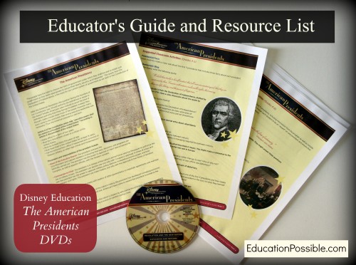 Learning History with Disney Education The American Presidents DVDs 