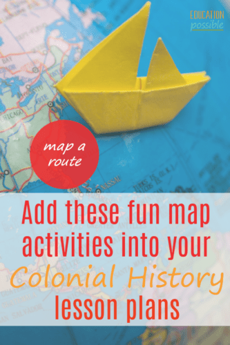 When studying early American history, include as many games and hands-on activities as possible to bring the time period to life. Get your teens involved by mapping out some key points and events from history. These are easy ways to get creative with mapping out Colonial history. You'll be having fun with history while working on geography. We loved the build and create project! #USHistory #colonialhistory #historyisfun #handsonhistory #tweens #teens #geography #homeschooling #educationpossible