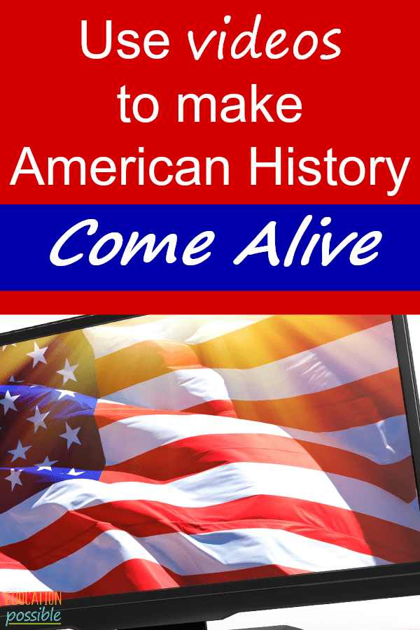 I am a huge advocate of getting out of the textbook when teaching United States history in middle school. That means using tools like videos for teaching. If your middle schooler is studying early American History, add some of these videos to your teen's lesson plans. They will help bring history to life because history is fun! We love the first one. Which one will you watch first? #USHistory #earlyamericanhistory #homeschoolhistory #historyisfun #tweens #teens #middleschool #educationpossible