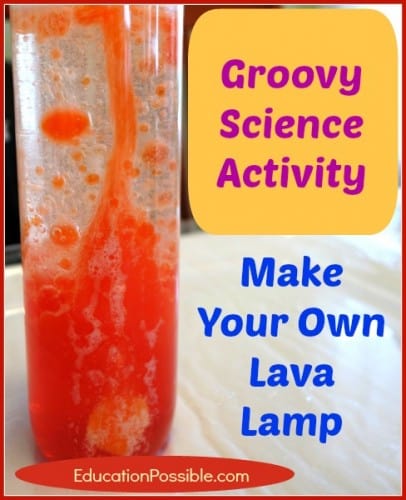 Groovy Science Activity - Make Your Own Lava Lamp