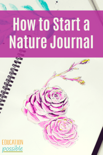 It's great to get outside to enjoy nature and the best way to bring home your experience is to create a naure journal. Nature journaling is an easy, practical way to capture the beauty you see, like a nature scrapbook or a type of journal diary. Teens can use art, pictures, words and more to express themselves. See some simple examples and learn how to start a nature journal. #naturejournal #handsonscience #educationpossible #middleschool #homeschooling #tweens #teens #journaling