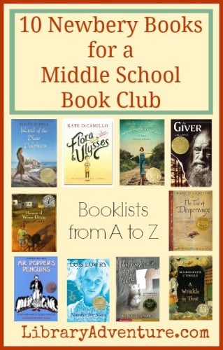 10 Newbery Books for a Middle School Book Club