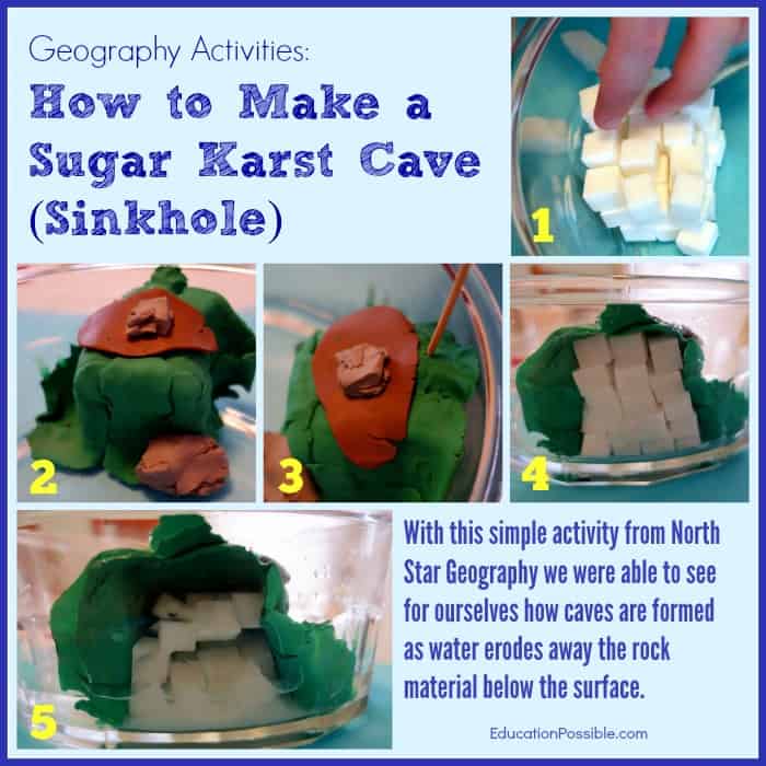 Make a Sugar Karst Cave (Sinkhole)