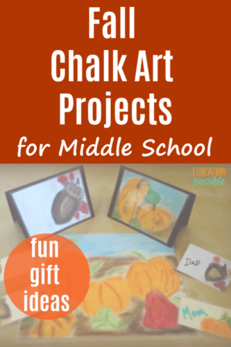 Easy and Practical Fall Chalk Art Projects for Middle School