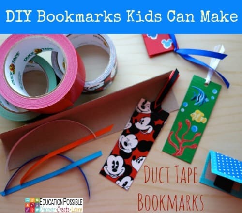 Duct Tape Bookmarks - Education Possible