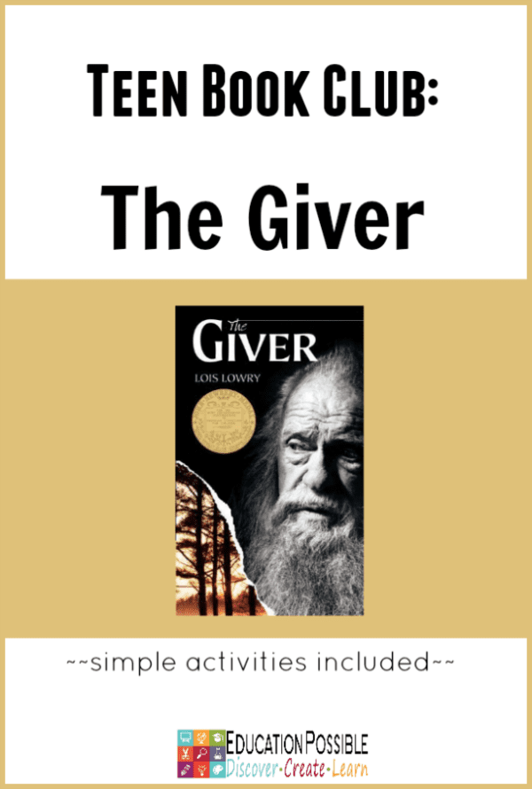 Teen Book Club Ideas: The Giver