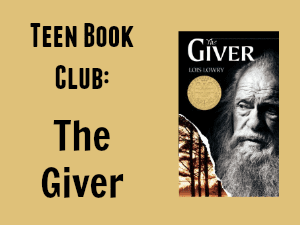 Teen Book Club Ideas: The Giver