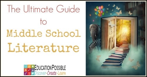 We have a fondness for great literature, so we gathered a number of wonderful resources here in our Ultimate Guide to Middle School Literature. Wide variety of reading genres, perfect for teens. Homeschool book club ideas and activities too. Get tweens and teens talking about books and world views. Classic books, fantasy, adventure, biographies, personal growth, etc.