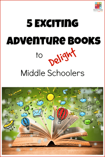 Capture your child's imagination with adventure books for teens. These novels deserve a spot on all junior high reading lists. My middle schoolers can't wait to read #4! Young Teen Reading Adventure