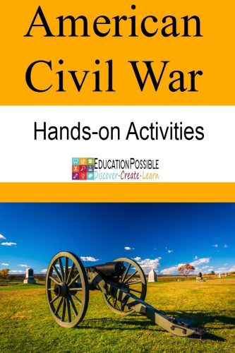 We have found many projects and activities to help our middle school kids to learn more about the American Civil War. We love books, music, art, and of course history hands-on activities. Project ideas for tweens/teens.