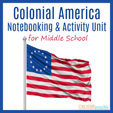 Make the 13 Colonies interactive for your middle schooler with this notebooking unit.