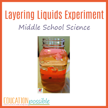 One of the most effective ways to understand and actually see the concept of density is to complete this layering liquids experiment.