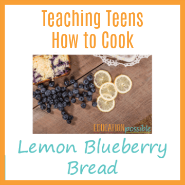 I'm always on the lookout for simple recipes that teenagers would like. This lemon blueberry bread recipe is easy to make and it's so delicious!
