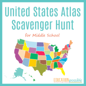 Use this USA Atlas Scavenger Hunt as part of your middle school geography lesson plans.