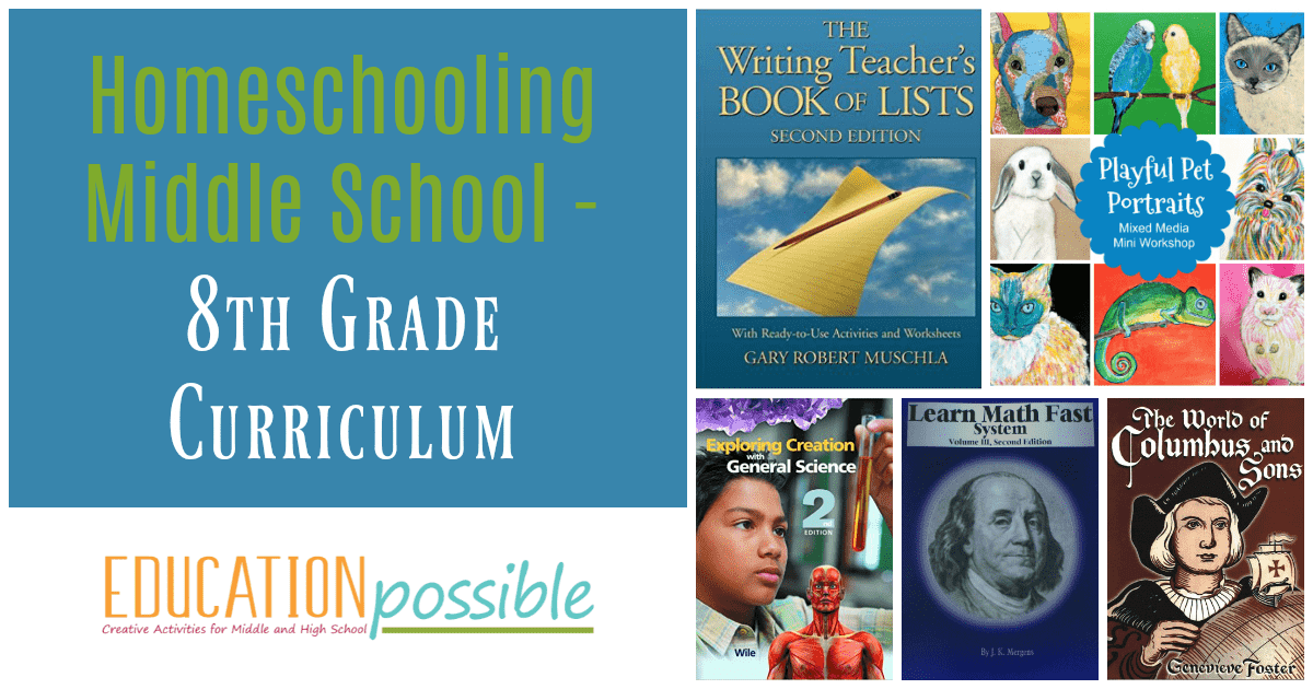 8th Grade Homeschool Curriculum Choices 
