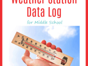 After you build your DIY weather station, keep track of the weather with this weather station data log. Middle School geography.
