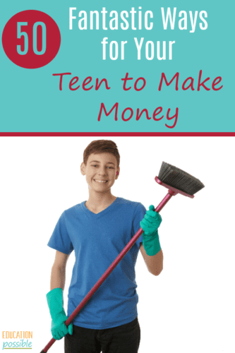 If you're looking for how to make money as a tween or teen, this list is for you. Luckily, you don't have to wait until you can secure a traditional part-time job to earn some much needed cash. There are unlimited ways that you can make your own income. My teens are already doing a couple ideas on the list. What one is your teen excited about? #teensmakemoney #teenentrepreneur #kidsjobs #teens #tweens #middleschool #lifeskills #educationpossible