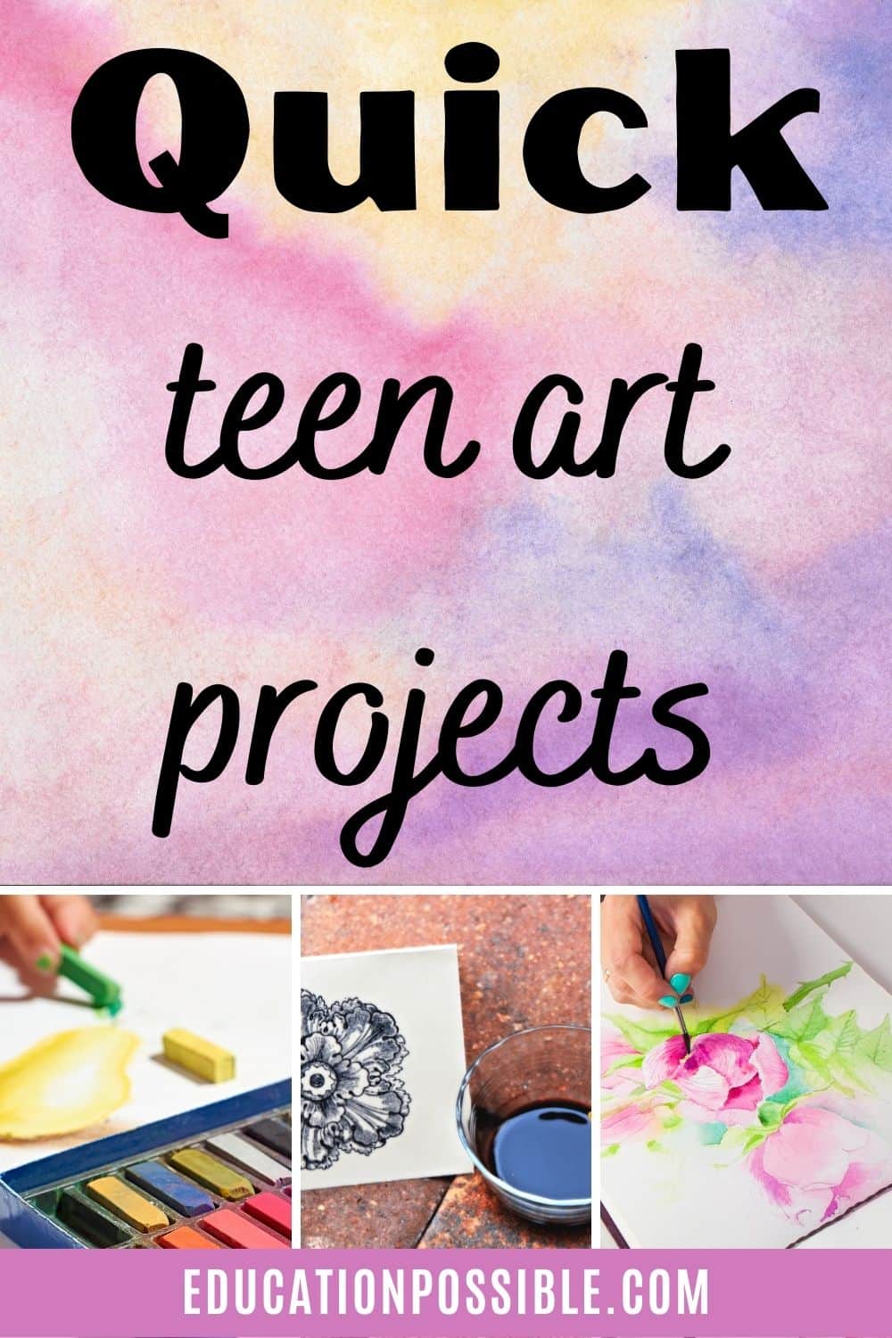 10 Quick Middle School Art Projects When You're Pressed for Time