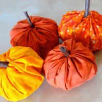 Fabric Pumpkin Craft