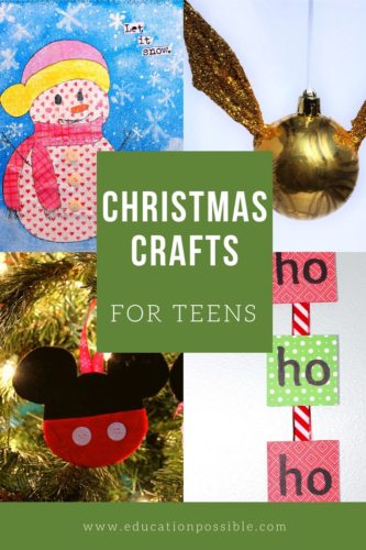 4 different DIY crafts for Christmas
