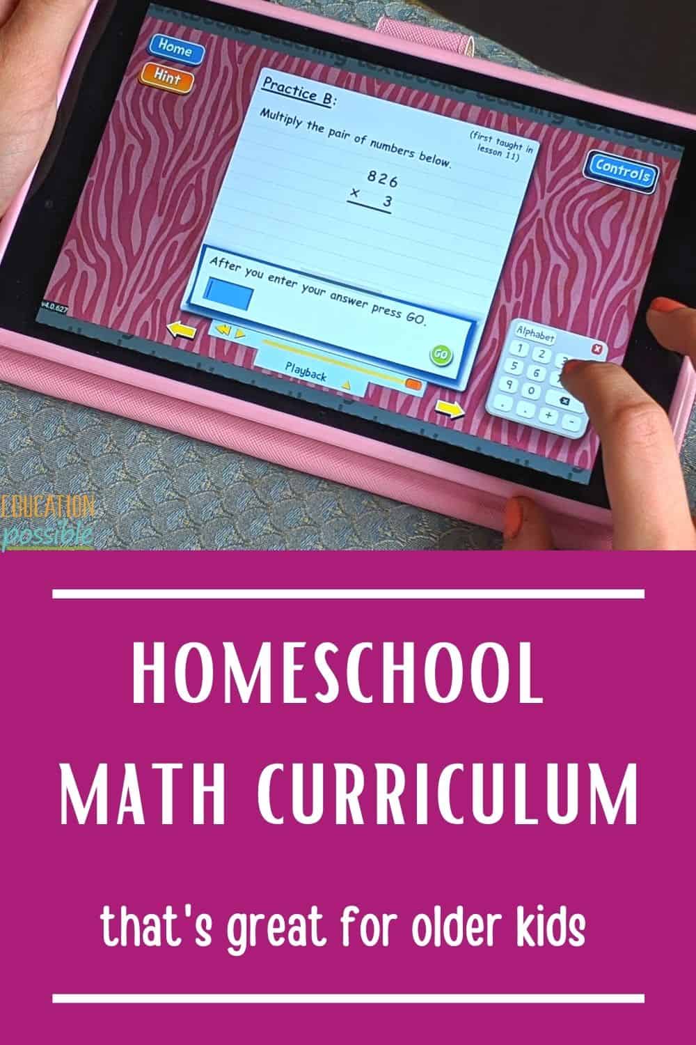 Why You Should Use This Middle School Math Curriculum With Your Tweens