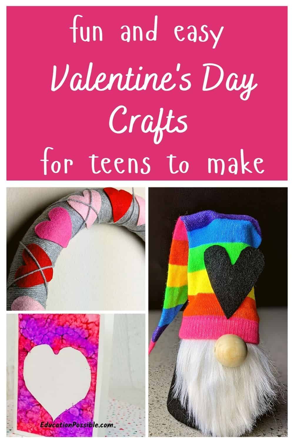 Fun and Easy Valentine’s Day Crafts for Teens to Make