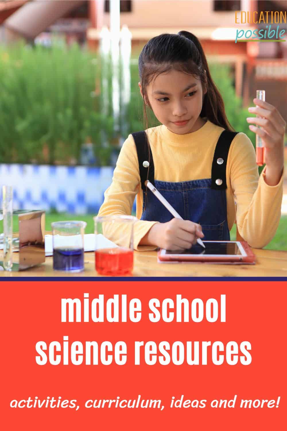 Teaching Middle School Science at Home