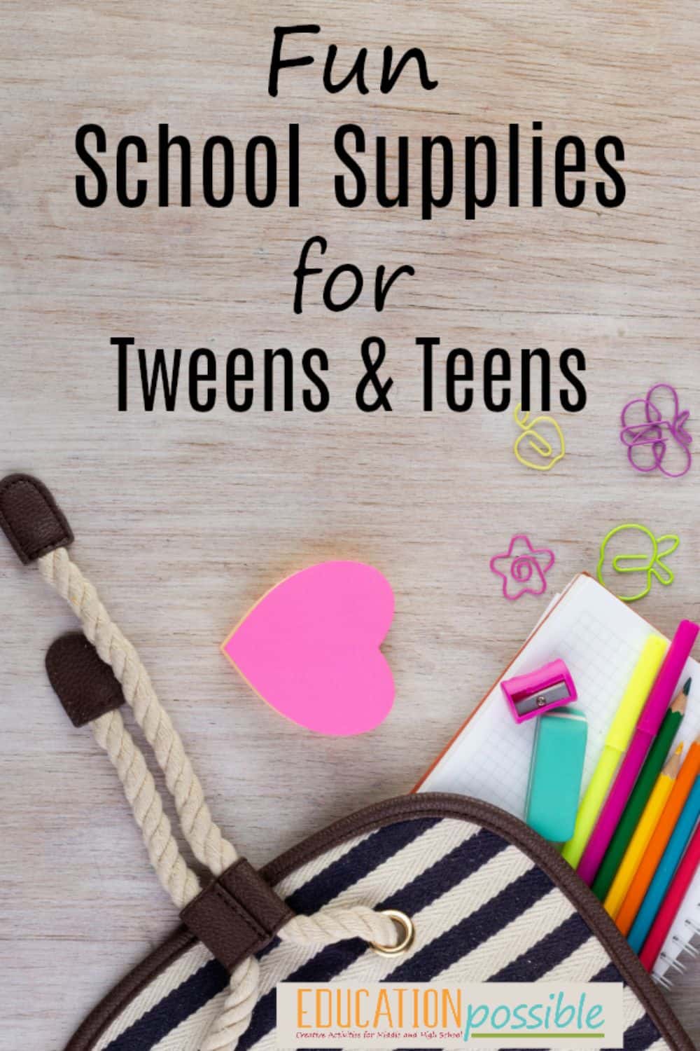 Fun School Supplies for Tweens & Teens