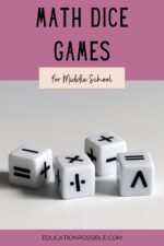 Fun Math Games with Dice for Middle Schoolers to Play