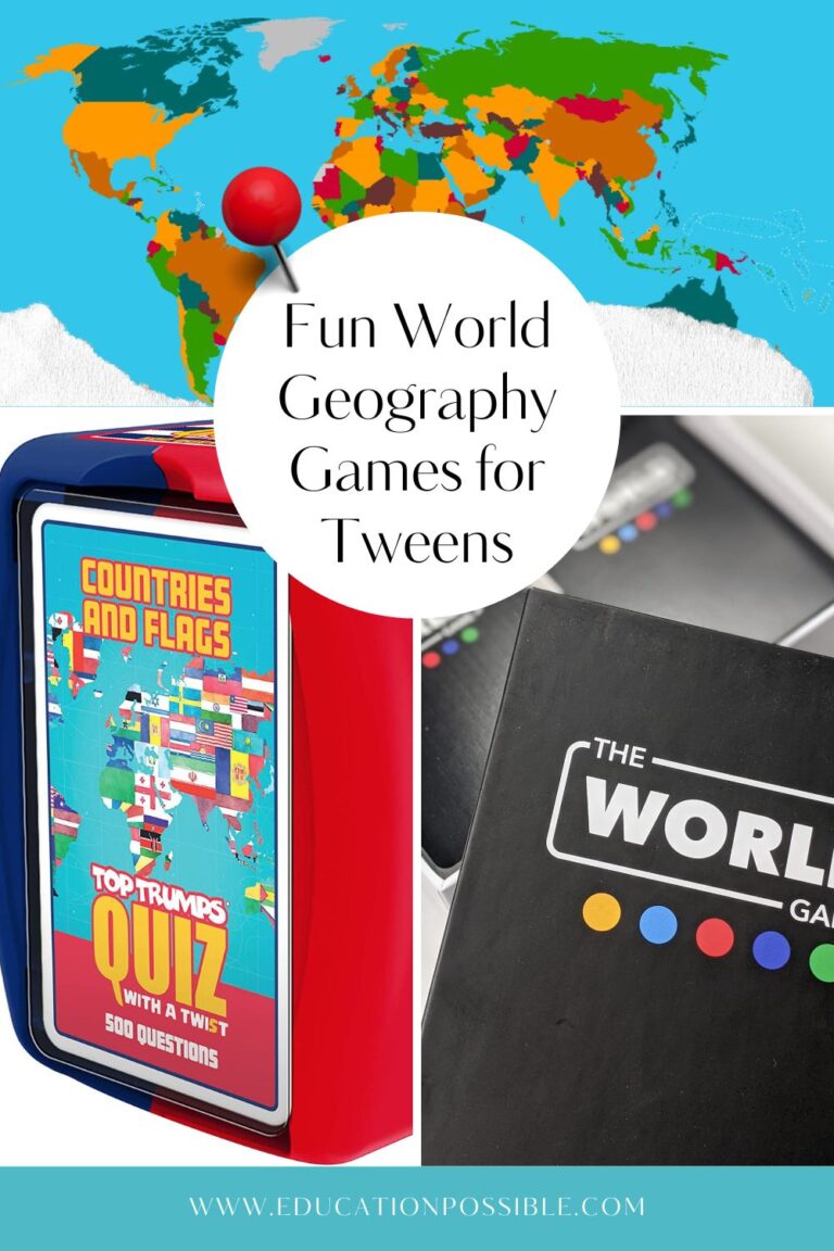 Images of 3 different geography games.