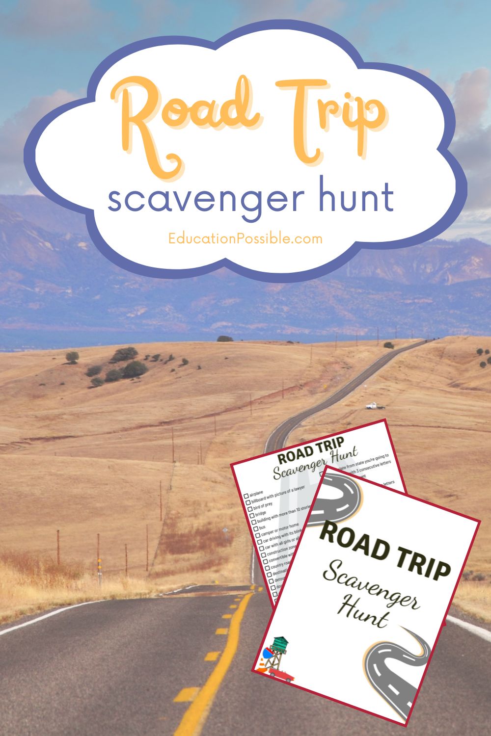 A Fun Road Trip Scavenger Hunt