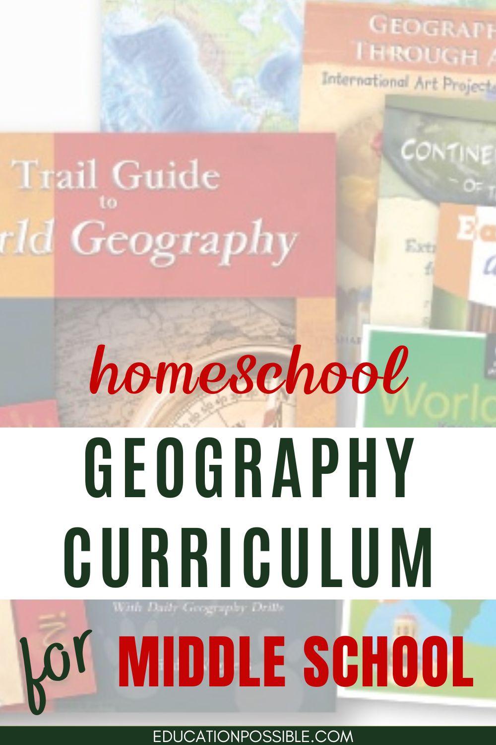 Faded image of Trail Guide to World Geography curriculum.